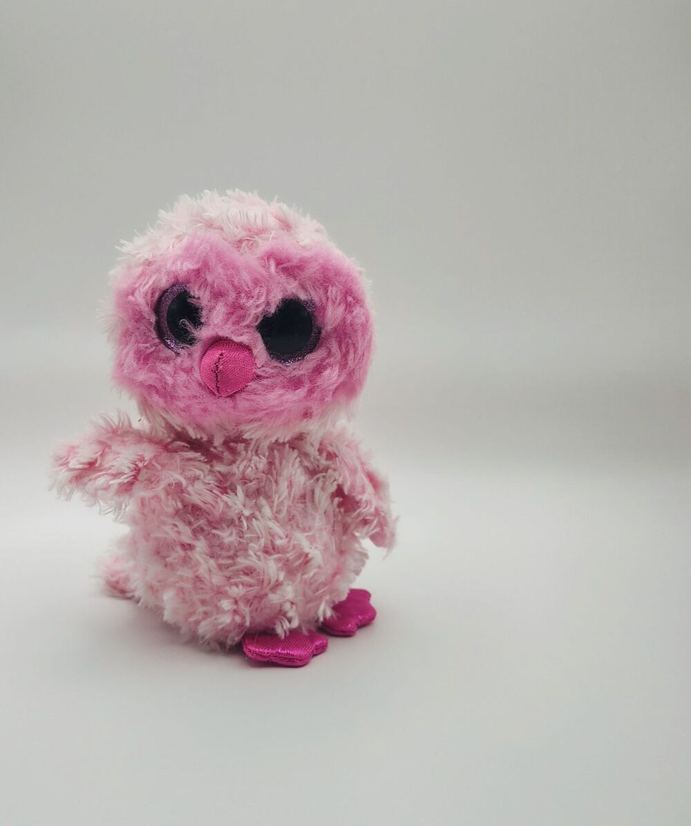 Ty Beanie Boos Twiggy the Pink Owl 2017 - Picture 6 of 14